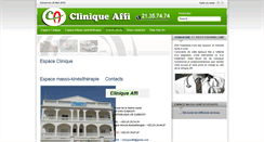 Desktop Screenshot of clinique-affi.com